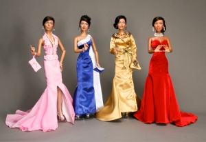 Dolls by Trinity Designs, Inc. and inspired by Black Greek Life.